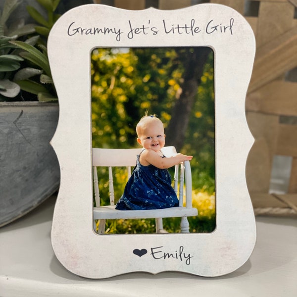 Grandma’s Little Girl | Grandma Gift | Mimi Frame | Gift for Grandma | Christmas Mimi Gift | Personalized Picture