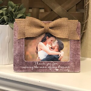 Thank You For Raising The Man Of My Dreams Personalized Wedding Thank You Gift For Parents Of The Groom image 1