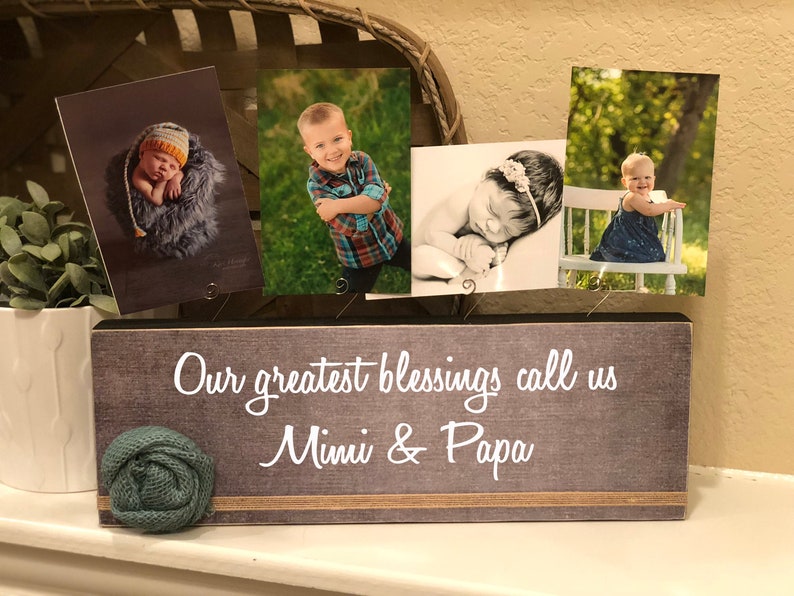 Mother S Day Gift Our Greatest Blessings Call Us Mimi Papa Image 0