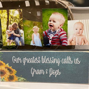 Gift For Grandparents  Personalized Grandma Gift  Gift for Nana Papa  Grandparents Gift From Grandkids