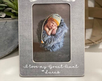 New Great Aunt Gift | Great Aunts Are Like Moms, Only Cooler | 4x6 Picture Frame