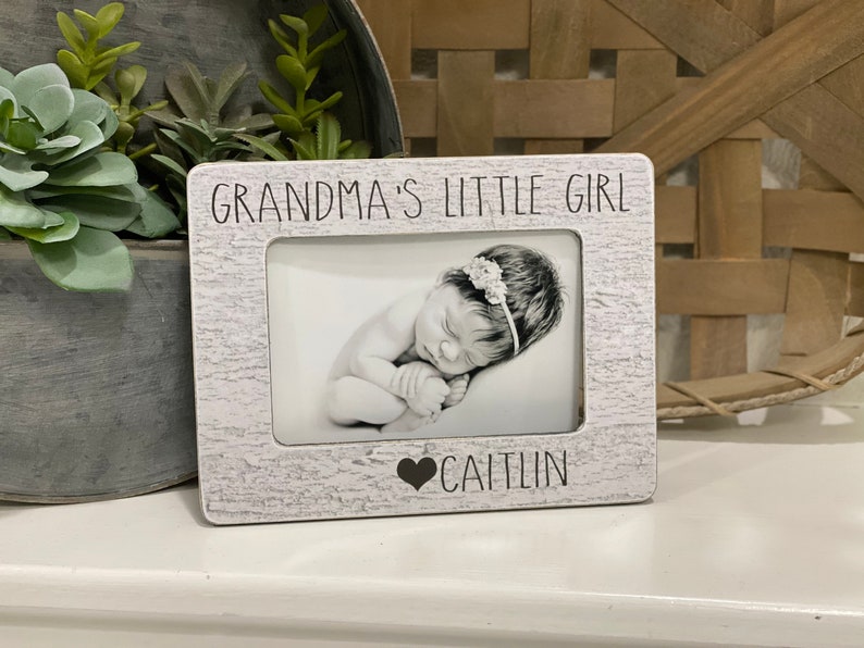 Grandmas Little Girl Gift Grandma Picture Frame for Grandma Etsy