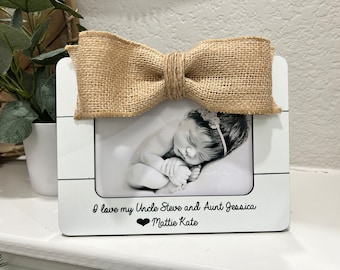 Gift for Aunt & Uncle |  Gift for Aunt Uncle | Personalized Picture Frame New Aunt Uncle |Personalized Gift Godparents