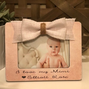 Cornice regalo per Mimi, cornice personalizzata per Mimi dai nipoti, regalo per la nonna, regalo di compleanno per Mimi, cornice personalizzata per la nonna