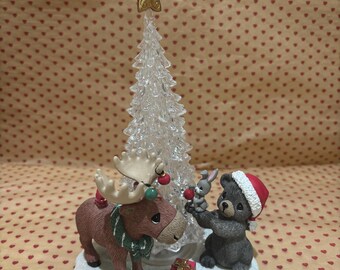 Precious Moments It Moose Be Christmastime LED Figurine