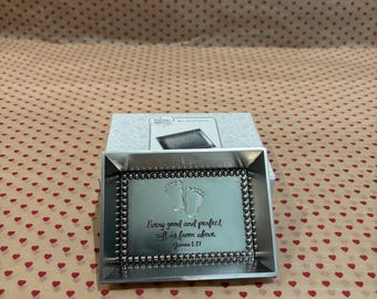 Precious Moments Baby Footprints Trinket Dish