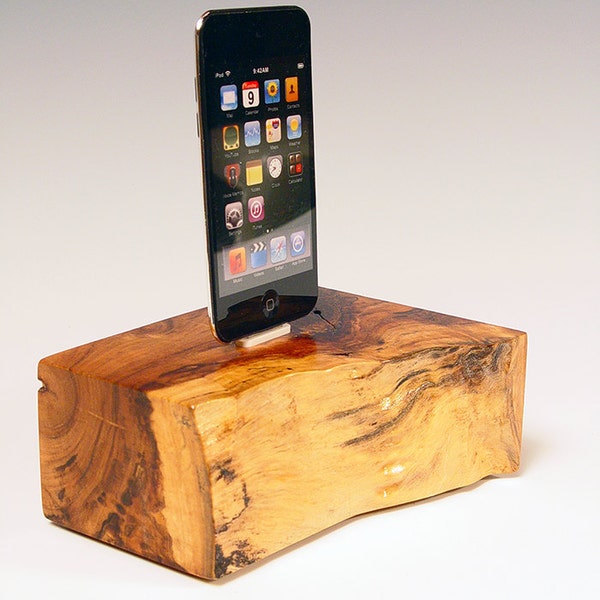 iPhone dock. iPod dock. Desert Driftwood. Perfectly flawed. A naturally intriguing gift from the forest. FAST SHIPPING. 59