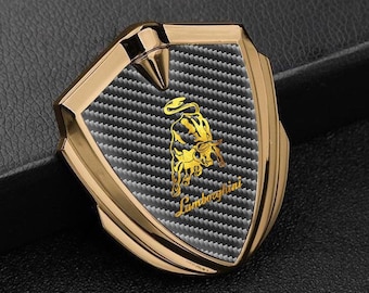 Lamborghini Metal Shield Emblem: Epoxidharz-Aufkleber