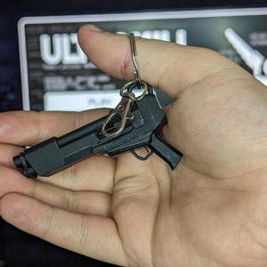 ULTRAKILL Keychain | PumpCharge/CoreEject/SawedOn | 3D Printed Ultrakill Shotgun Keychain.