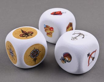 Custom Printed EVA Dice, Custom Dice with Your Logo