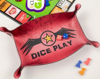 Custom Dice Tray, Custom Dice Rolling Tray for DND, Rubber Dice Tray, Neoprene Dice Tray, Print your own design
