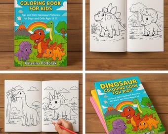Printable Dinosaur Coloring Book | Fun and Educational Activity Pages ...