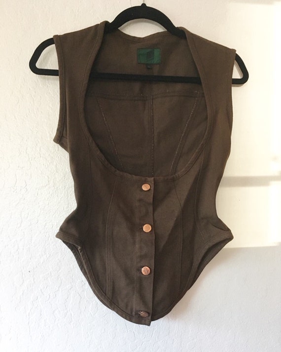 1990s Jean Paul Gaultier Junior Tailored Mocha Den