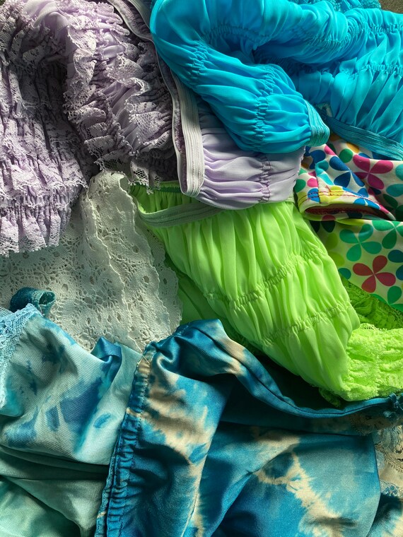 1960s Tie Dye Top and Flared Trousers Adult Rainbow