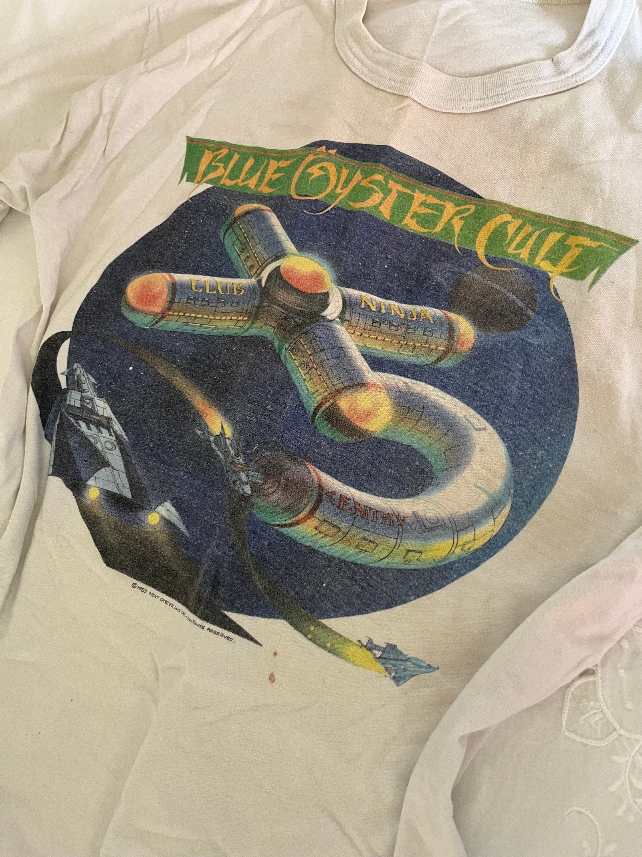 True Vintage 1980s Original Blue Oyster Cult BOC Rock 1985 Band