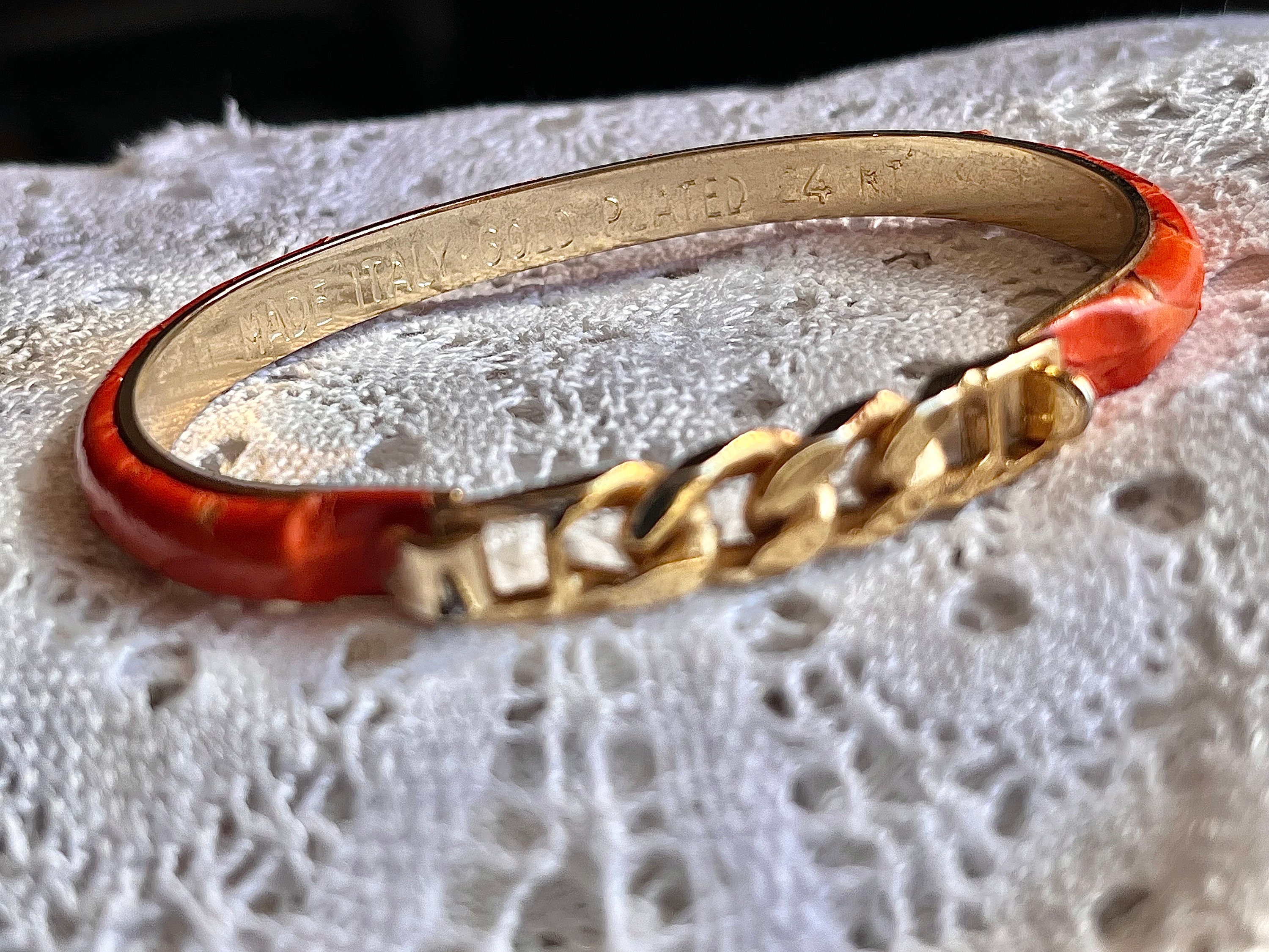 Gucci Snakeskin Bracelet - Etsy