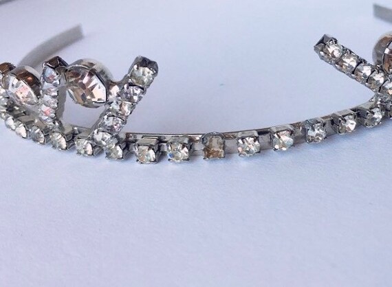 1990s Crystal Courtney Love Tiara Crown