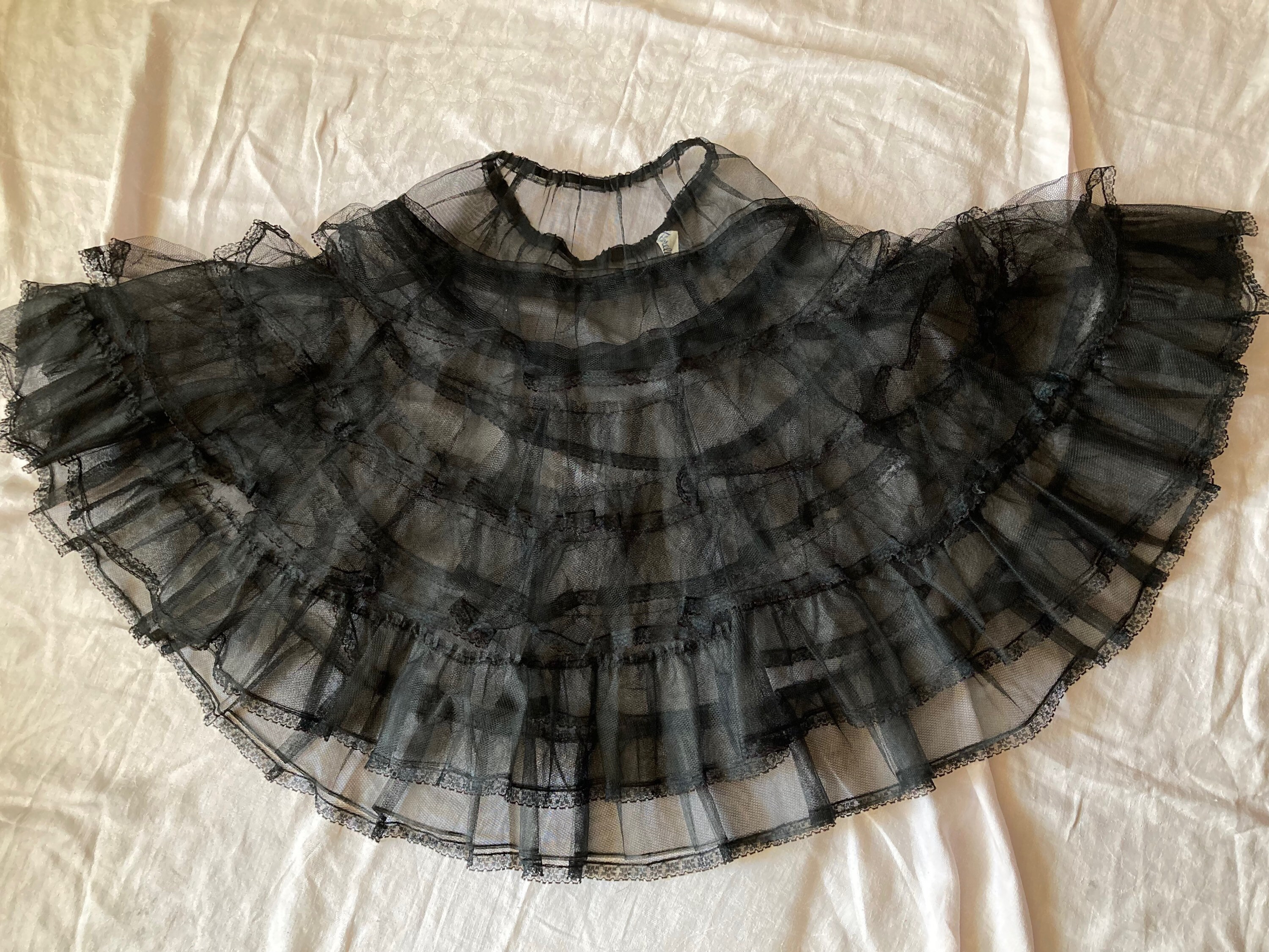 Net layered skirt online