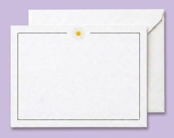Printable Daisy Note Card Handwritten Message Floral Design Thank You Note Digital Download Botanical Theme Personal Letter Correspondence