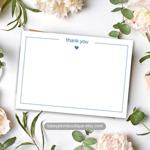 Merci pour le coeur Cartes de correspondance pour l'obtention du diplôme Merci pour le cadeau de mariage Cartes de correspondance vierges pour les cadeaux d'anniversaire Cartes de voeux pour les cadeaux de mariée Cœur