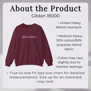 Pilates Sweatshirt Woman Workout Crewneck Fitness Apparel Studio Exercise Pullover Casual Athletic Top Coffee Lover Gift Sister Birthday bild 3