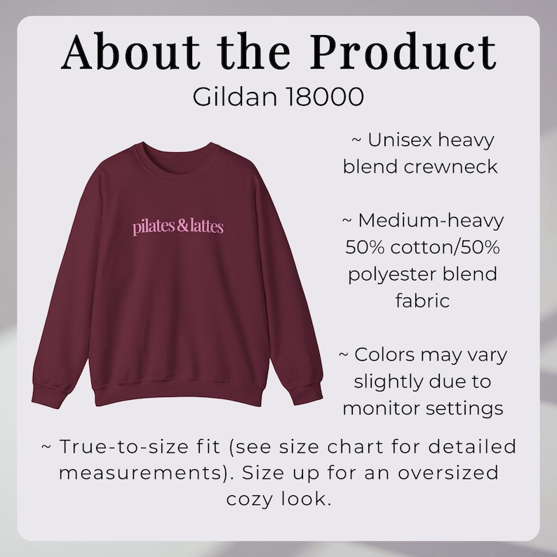 Pilates Sweatshirt Woman Workout Crewneck Fitness Apparel Studio Exercise Pullover Casual Athletic Top Coffee Lover Gift Sister Birthday bild 3
