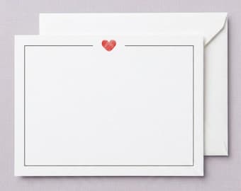 Plantilla en blanco para tarjeta de nota de corazón, mensaje de agradecimiento, papelería, descarga digital, diseño de tarjeta de regalo imprimible, papel elegante para escribir correspondencia