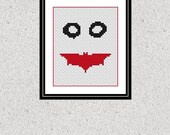 Items similar to Joker Face Cross Stitch Chart on Etsy Cross stitch joker
