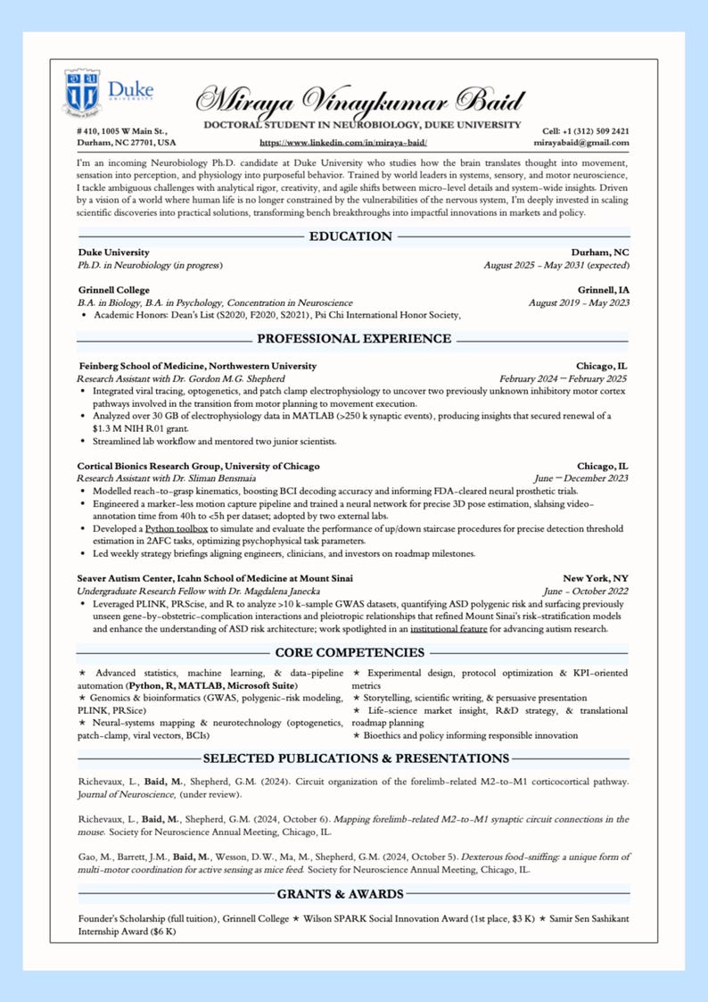 Academic Resume Template Clean - Il 794xN.7014255871 R63m 