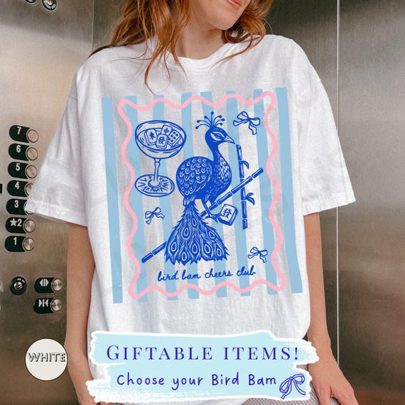 Mahjong Bird Bam Cheers Club Shirt, Mahjong Apparel Gifts, Trending Mahjong Shirt, Cute Mahjong Lover Gift, Mahjong Girls Night Group Tee