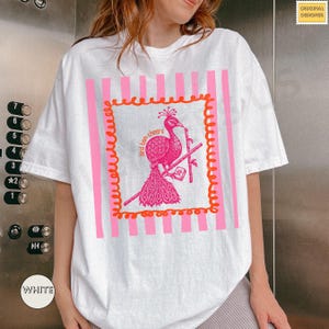 Comfort Colors Mahjong Bird Bam Cheers Preppy T-Shirt, Mahjong Tournament, Mahjong Lover Game Shirt, Girls Night Game Gift, Mahjong Apparel