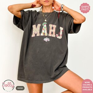 Retro Old Classic Mahjong T-Shirt, 90s Vintage Mahjong Shirt, Mahjong Gift, Mahjong Lover Shirt, Girls Game Night Shirt, Mahjong Tournament bild 2