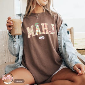 Retro Old Classic Mahjong T-Shirt, 90s Vintage Mahjong Shirt, Mahjong Gift, Mahjong Lover Shirt, Girls Game Night Shirt, Mahjong Tournament bild 8