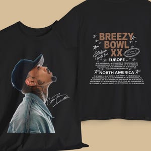 Chris Brown Tour Breezy Bowl XX V2 Vintage Shirt, Chris Brown Merch, Konzert Retro 2025 Shirt, Chris Brown T-Shirt, Chris Album Shirt
