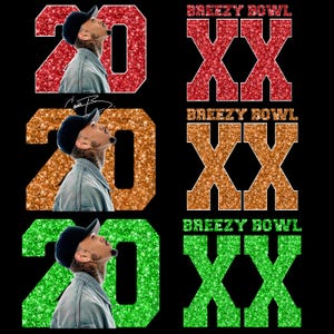 Chris Brown Breezy Bowl XX Tour 2025 Glitter PNG Design, Chris Brown Middle Finger Png, Instant Download breezy Bowl XX, Chris Brown png