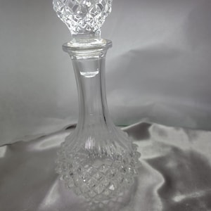 vintage crystal  decanter
