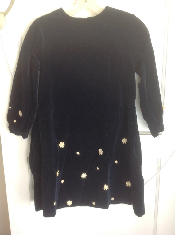 Bill Blass For Celeste Girls Velvet Dress  Size 10