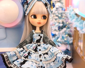 La-Princesa Blue Cat Lolita Outfit for Pullip (No.Pullip-324)