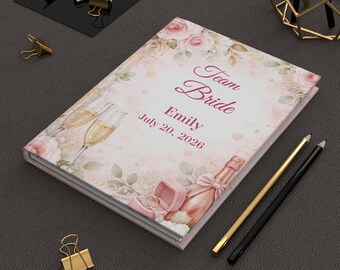 Team bride guest book, Bachelorette party guest book custom, Team bride book, Team bride memory book, Bachelorette guest book