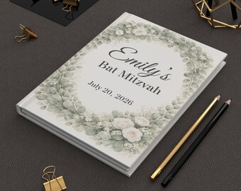 Bat mitzvah guest book, Guest book bat mitzvah, Bat mitzvah party guest book, Bat mitzvah keepsake, Bat mitzvah memory book