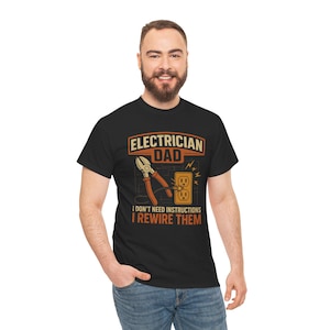 Electrician shirt funny father, Electrician daddy shirt, Electrician shirt for daddy, Funny dad electrician tee, Funny electrician daddy tee