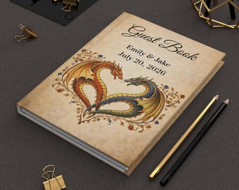 Księga gości ze smokiem, Księga gości weselnych ze smokiem, Średniowieczna księga gości, Średniowieczna księga gości weselnych, Księga gości na baby shower ze smokiem