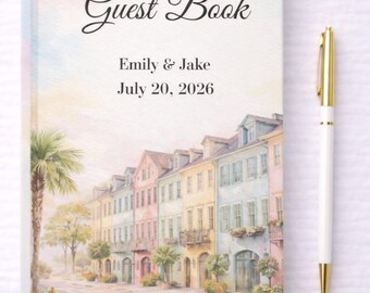 Charleston wedding guest book, Wedding guest book Charleston, Charleston guest book, Charlestone wedding book