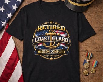 Coast guard retirement shirt, Coast guard retiree shirt, Coast guard retirement gift, Retired coast guard shirt, Coast guard veteran shirt