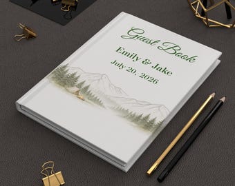 Księga gości weselnych na kempingu, Księga gości kempingowych, Księga gości kempingowych, Księga gości kamperów, Księga gości kempingowych, Księga ślubna Wilderniss