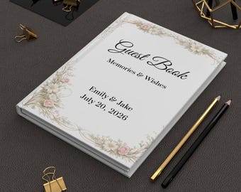 Księga gości w stylu secesyjnym, Księga gości weselnych w stylu secesyjnym, Księga gości weselnych w stylu secesyjnym, Mikroksięga gości weselnych