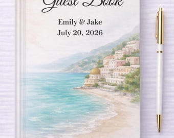 Italian wedding guest book, Italian guest book, Wedding guest book Italy, Italy wedding guest book, Guest book Italy, Italy guest book