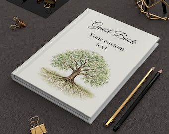 Tree of life guest book blank lined, Tree of life wedding guest book, Reunion guest book, Guest book tree of life, Tree guest book