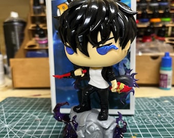 Nivelación en solitario Soon Jin Woo Funko Pop personalizado
