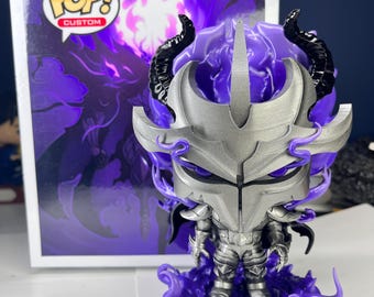 Funko Pop personalizado de Ashborn de Solo Leveling